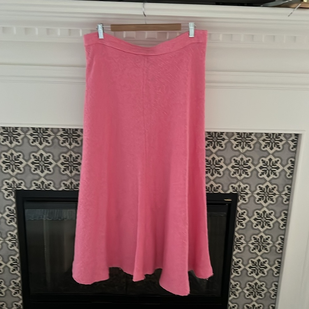 💕VDAY RARE NWT Blog Fave Zara PINK TEXTURED TWEED Skirt Barbie Barbiecore - Picture 8 of 8